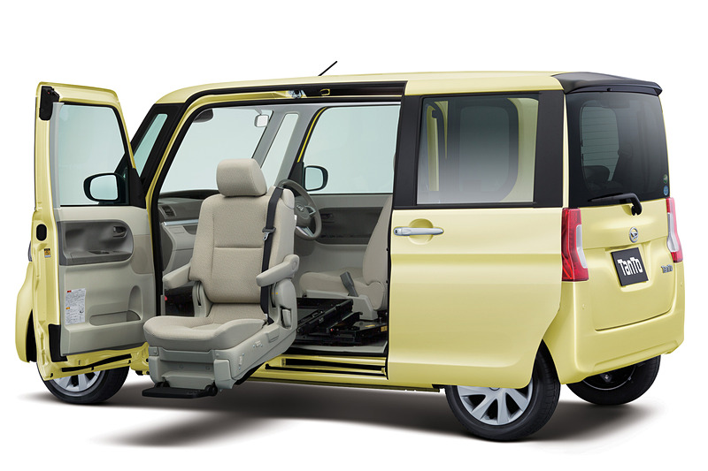 昇降シート車「タント ウェルカムシート」