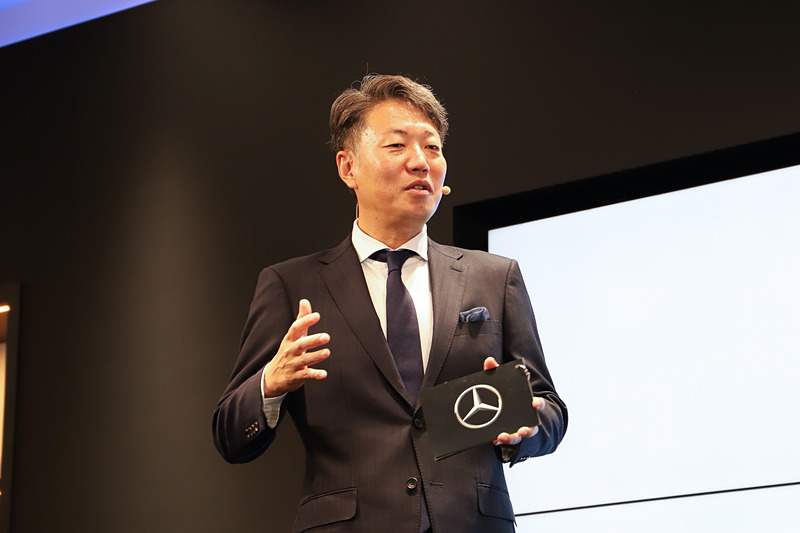 トークセッションの終盤で上野氏は「仕事とはいえ、とてもポジティブなコメントをいただけてうれしかったです（笑）」と冗談を交えつつ、「実はメルセデスって女の子の名前で、女性との関連性があるんですよ」ブランド名について紹介