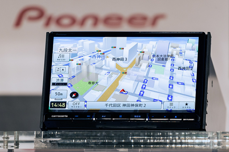 HDパネルを搭載した楽ナビの2019年モデル