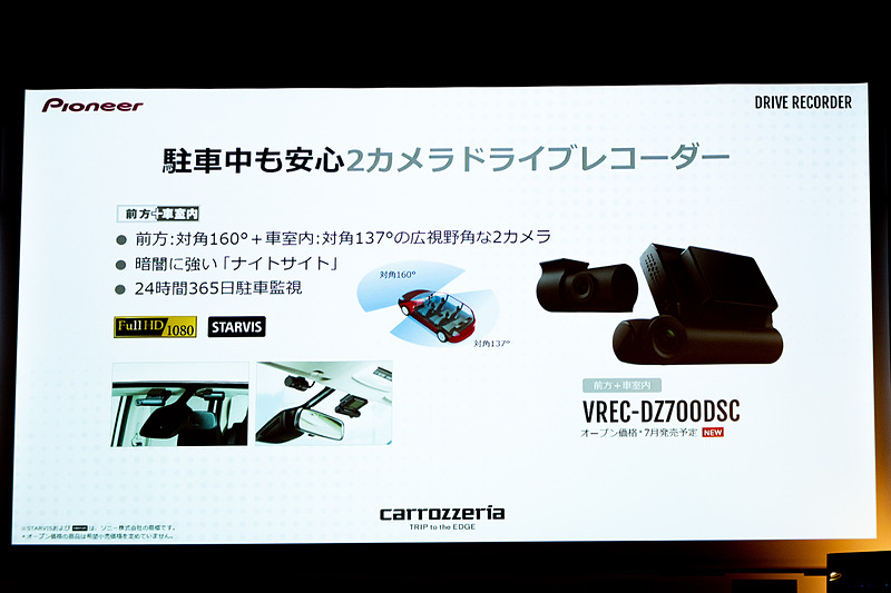 車外＆車内の2カメラタイプ