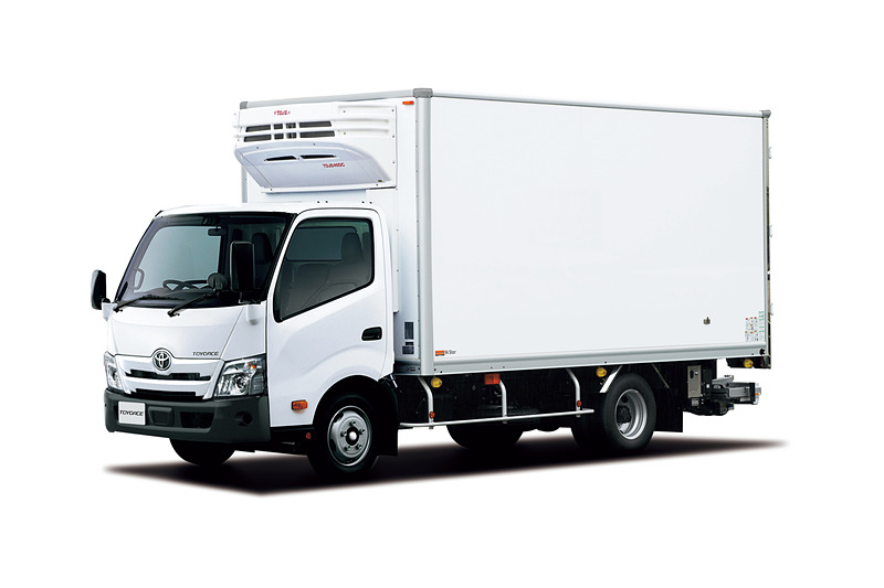 トヨエース TECS 中温冷凍車 ワイドキャブ ロングボディ フルジャストロー 2t積ディーゼル車 2WD（オプション装着車）