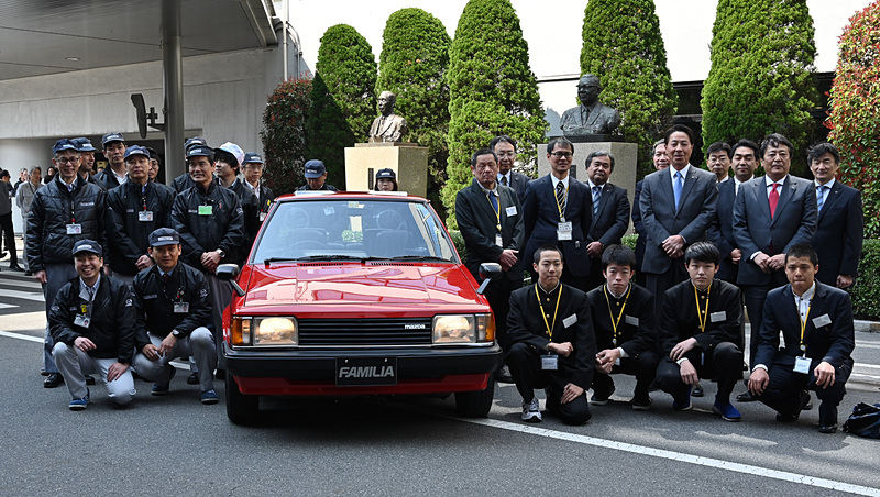 2019年3月の完成お披露目会の記念写真