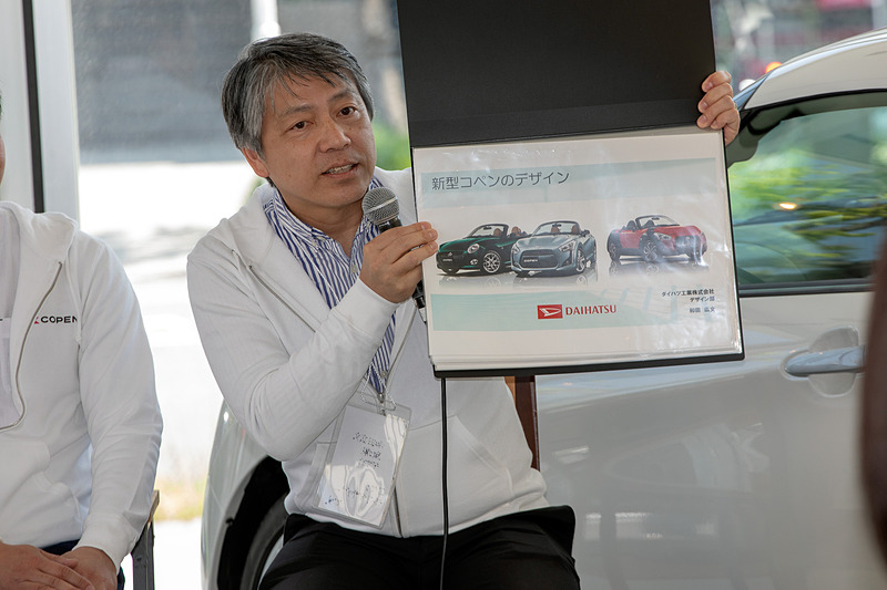 2代目コペンのチーフデザイナーである和田広文氏