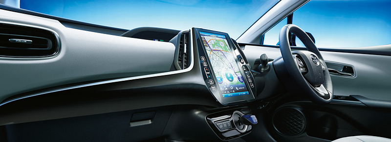 全グレードでインテリアカラーをブラックとクールグレーから選択可能。画像はA“プレミアムパッケージ”のクールグレー