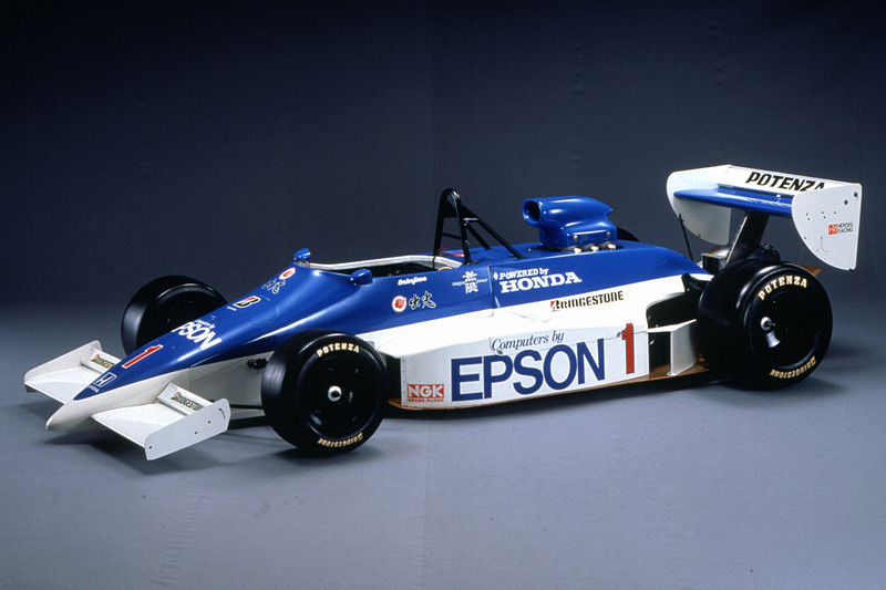 中嶋悟選手が全日本F2選手権でチャンピオンを獲得した「マーチ ホンダ 86J」（1986年）