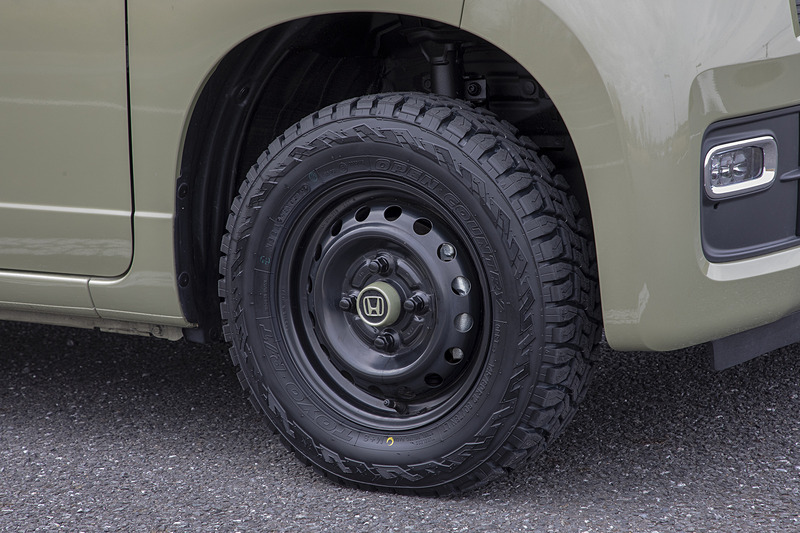 タイヤのアップ