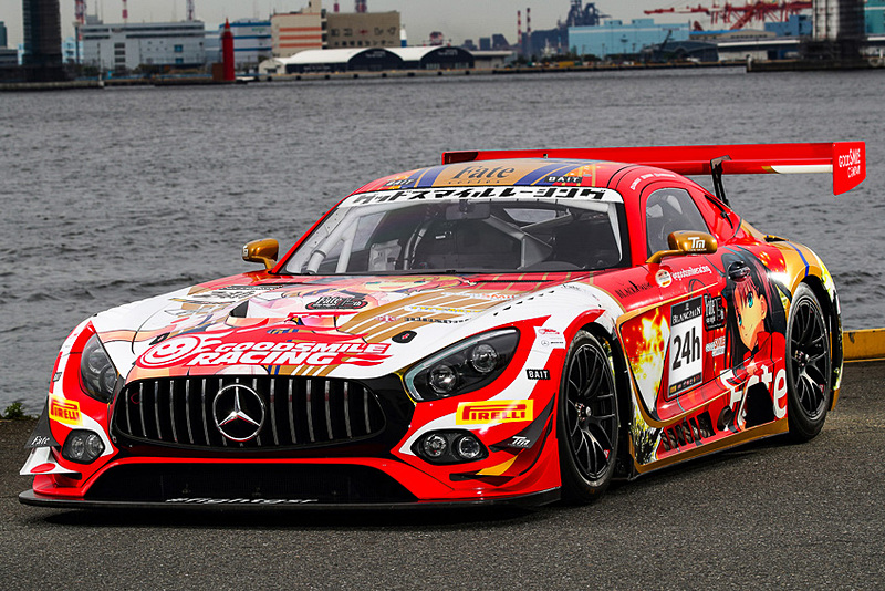 “Fate15周年記念コラボレーションデザイン”が与えられた「Mercedes-AMG GT3」で2019年のスパ24時間レースに挑む