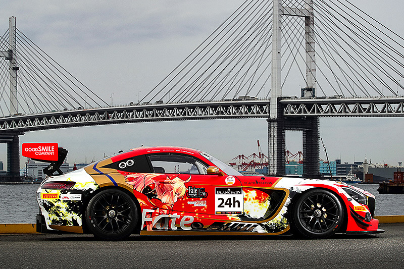 “Fate15周年記念コラボレーションデザイン”が与えられた「Mercedes-AMG GT3」で2019年のスパ24時間レースに挑む