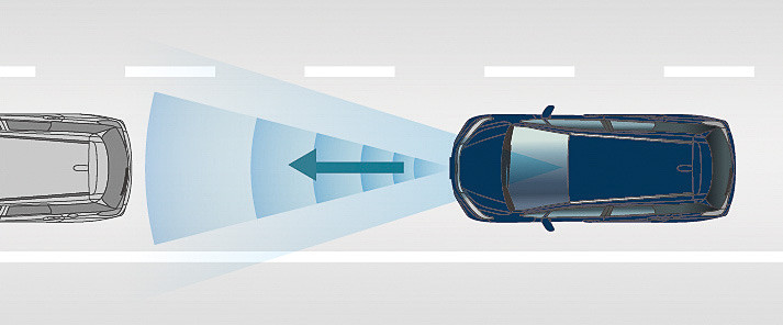 「ACC（アダプティブ・クルーズ・コントロール）」の作動イメージ