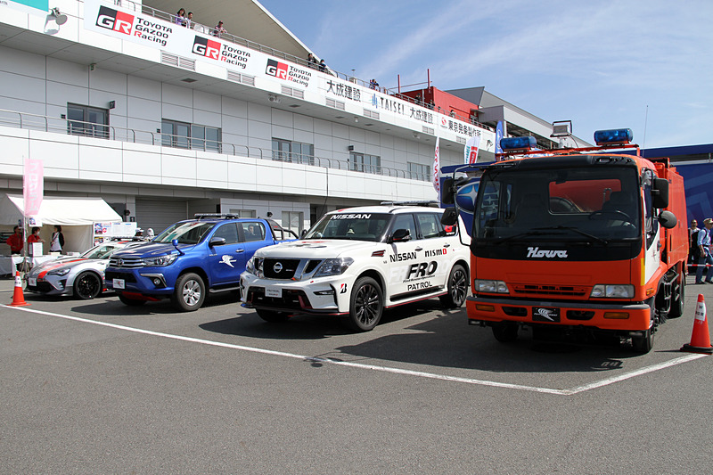 SUPER GT 第2戦 富士の会場に展示されているFRO車両など