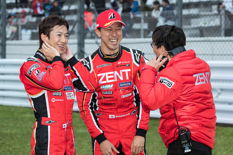 GT500クラス優勝の38号車 ZENT CERUMO LC500（立川祐路/石浦宏明組、BS）