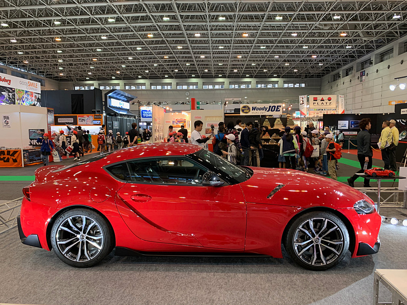 模型だけでなく実物の展示もある会場