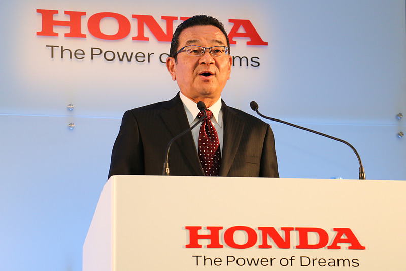 本田技研工業株式会社 代表取締役社長 八郷隆弘氏