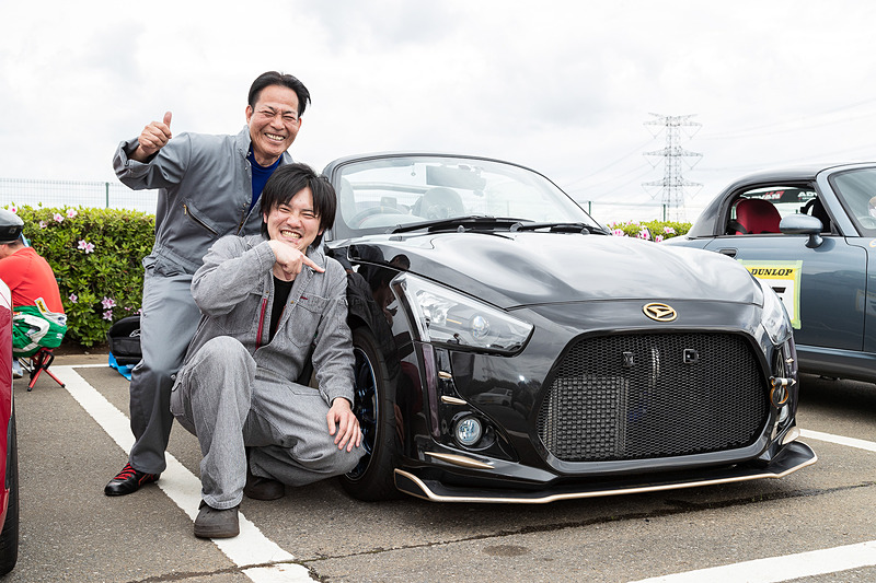 チューニングは吸排気系をはじめ随所に。ただし、最後はタイヤがカギになるそうだ