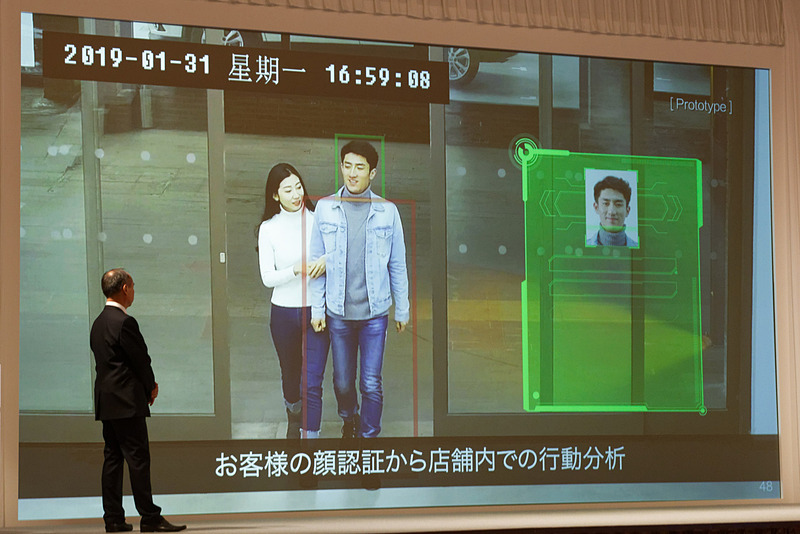 店舗ではカメラ映像を元に顧客の行動を分析