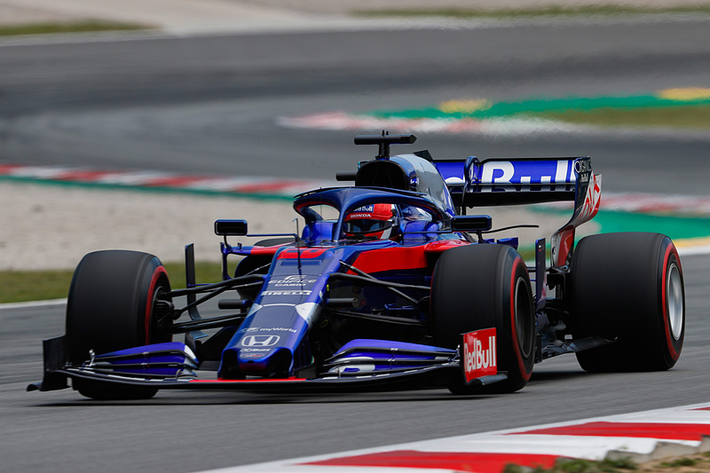 予選で9位に入ったクビアト選手のSTR14（写真提供：ホンダ）
