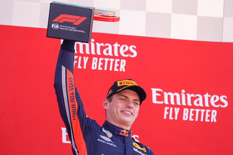 決勝レースで3位に入ったマックス・フェルスタッペン選手