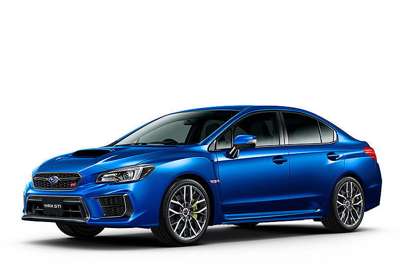 WRブルー・パール（写真はSTI Type S）