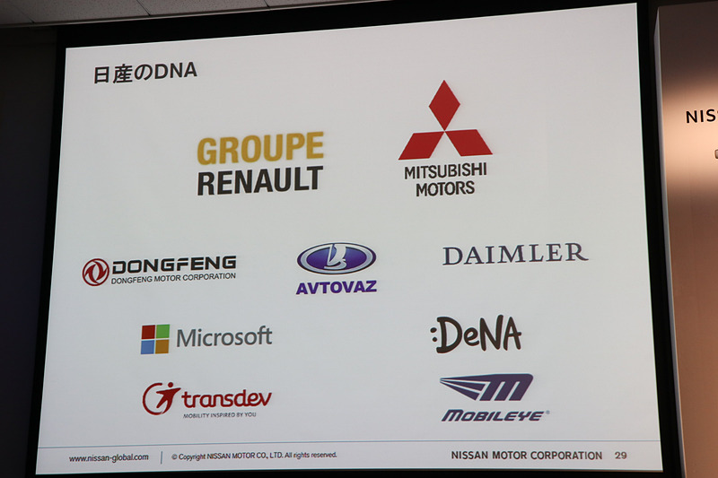 CASEの時代を生き抜いていくため、アライアンスパートナーに加え、さまざまなパートナーとの協力が必要になると西川社長はコメント