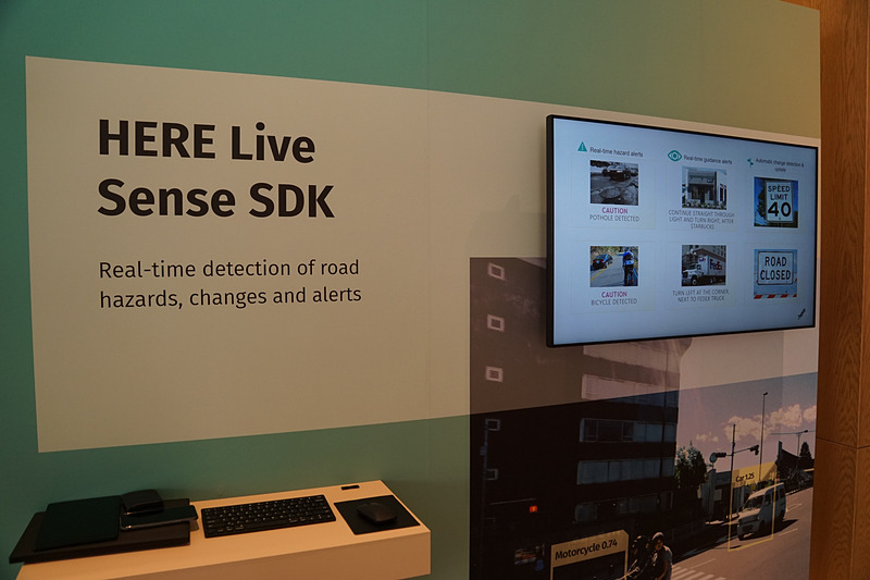 会場で展示されたデモンストレーション