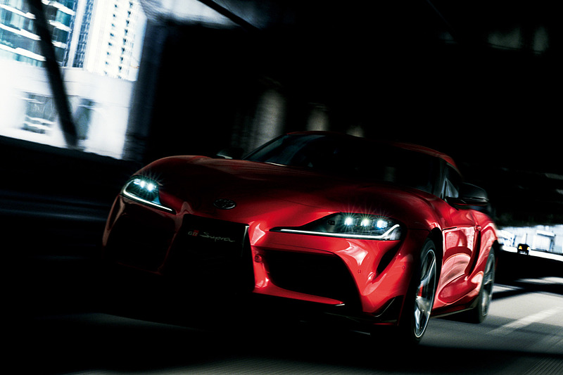 新型スープラの走行イメージ