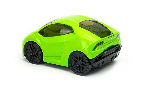 ランボルギーニ ウラカン型のケースに弁当箱を収納