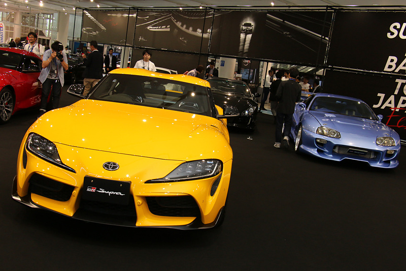 メガウェブで行なわれた「Supra is back to Japan Fes」の会場には、新旧さまざまなスープラが展示された