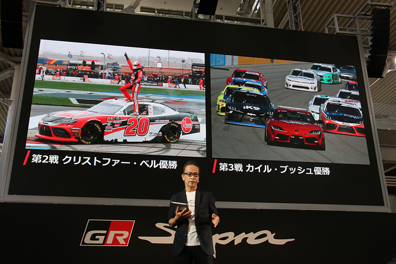 ナスカーでは第2戦、第3戦で連勝し、存在感をアピールした