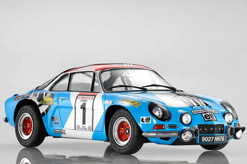 ニコイチで、アルピーヌ ルノー A110 モンテカルロ '71（タミヤ1/24）/ アルピーヌ A110（1600）（エレール1/24）：高橋浩二