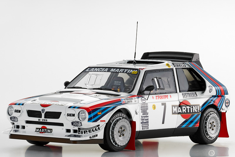 ランチア デルタ S4 '86 モンテカルロラリー仕様　BEEMAX1/24：小田俊也