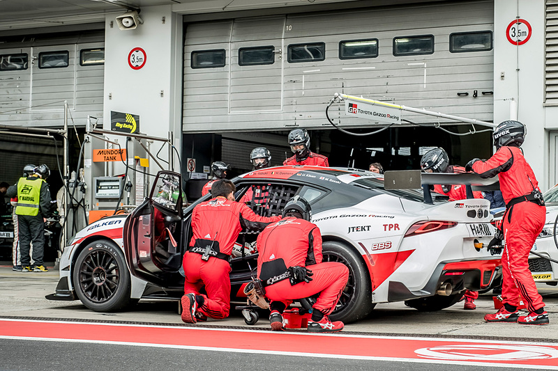 「GRスープラ」は燃料系のトラブルによるロスタイムで完走とはならなかった