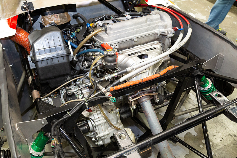 マシンには現行型トヨタ「ヴィッツ」のGR SPORT仕様で使われる1.5リッターエンジンが搭載される