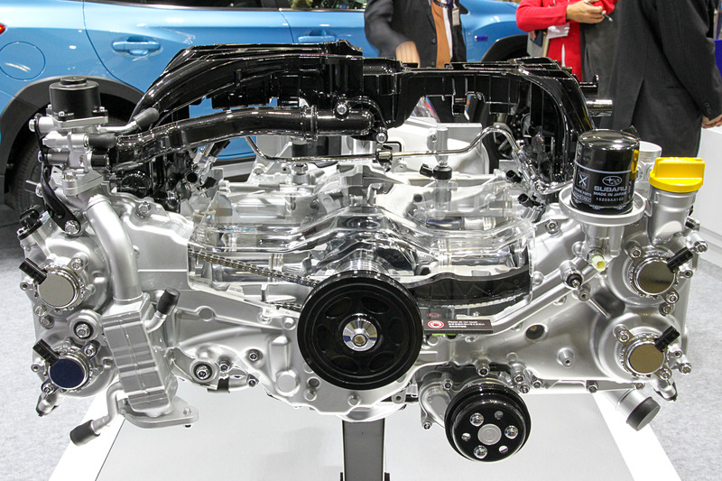 初採用となるアトキンソンサイクルのFB20エンジン