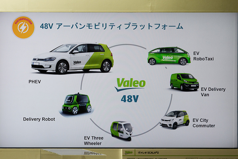 特に48Vは低コストでEV化が可能だとして、アジア地域での採用が広がりつつある