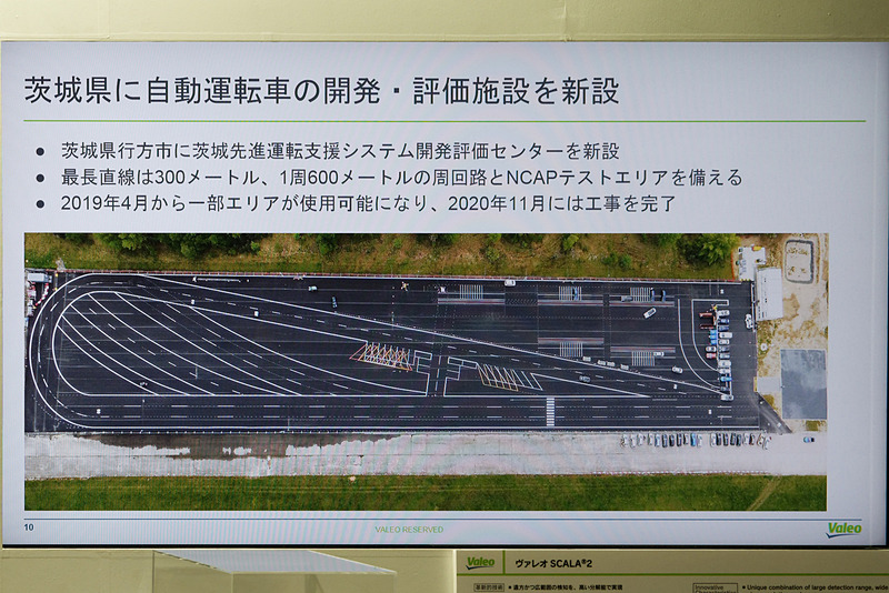 茨城県内には先進運転支援システムの開発に用いるテストコースも。2020年11月にすべての工事が完了する予定