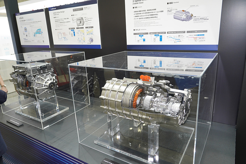 アイシンが展示したeAxle