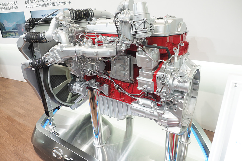 ハイブリッドシステムにも組み合わせる9リッターのA09Cエンジン