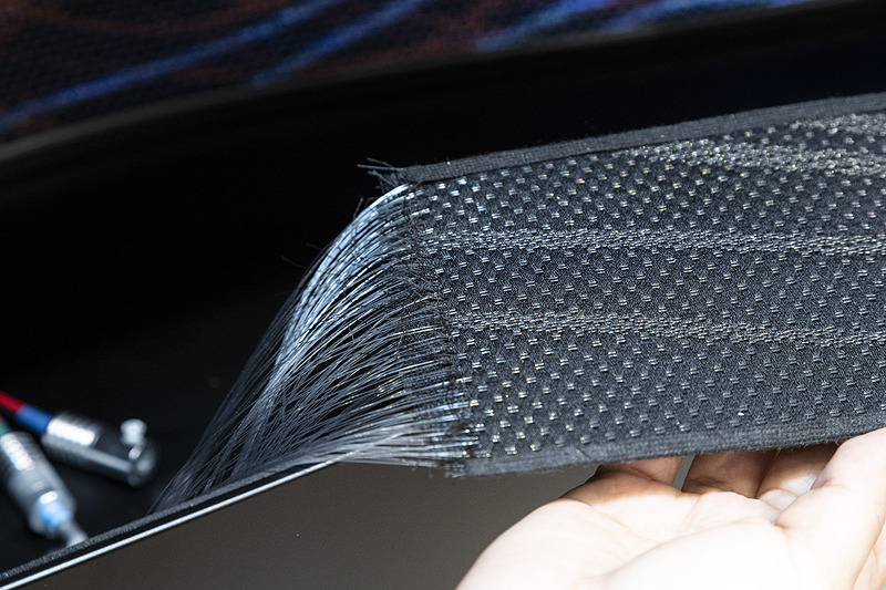 光ファイバーを使った表皮