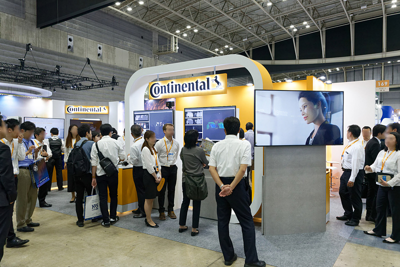 コンチネンタルのブース