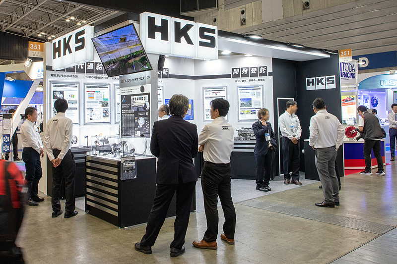 HKSブース。ブース番号は351番