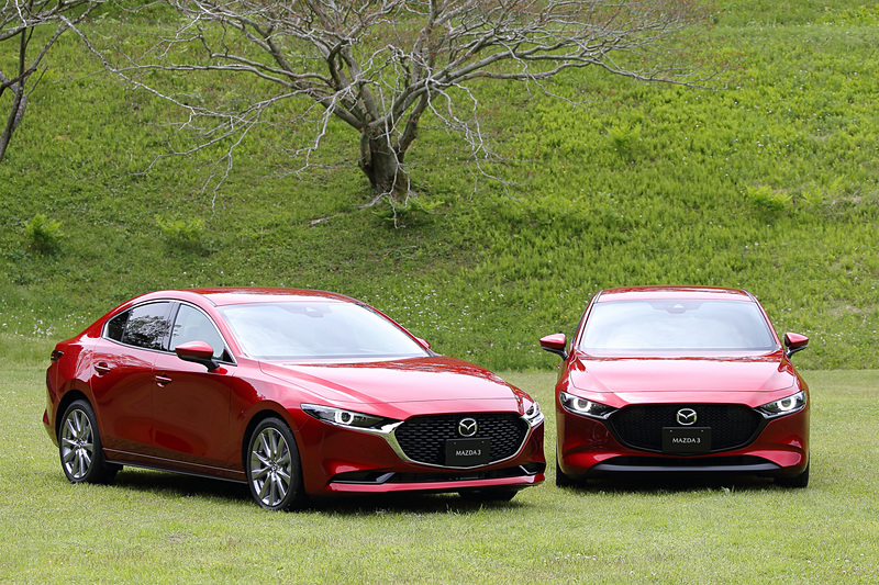 ファストバックとセダン、2つの異なる表情を持つ「MAZDA3」