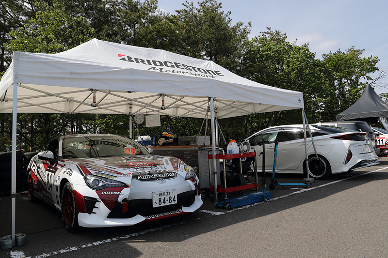 強風に見舞われたGAZOO Racing 86/BRZ Race 第3戦