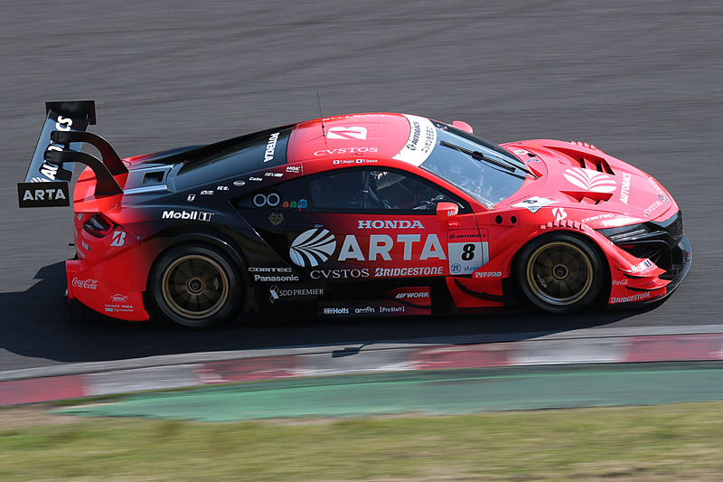 8号車 ARTA NSX-GT（野尻智紀/伊沢拓也組、BS）