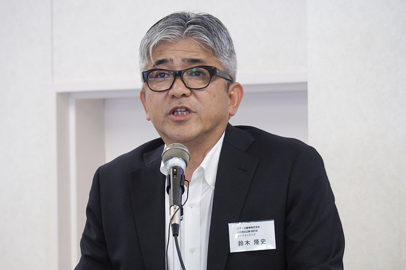 いすゞ自動車株式会社 バス商品企画・設計部チーフエンジニア 鈴木隆史氏