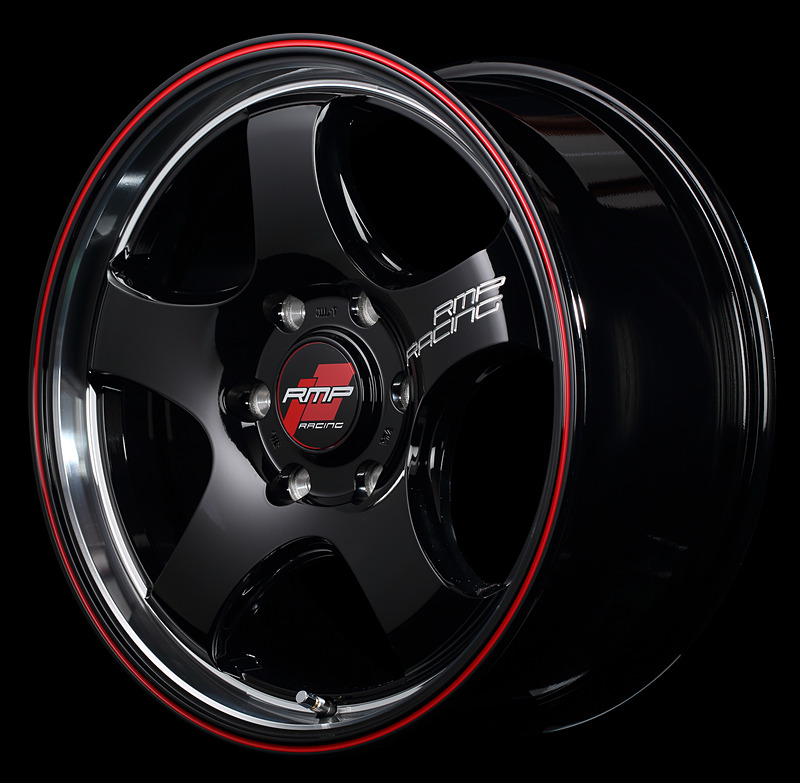 ブラック/リムヴァーティカルポリッシュレッドライン