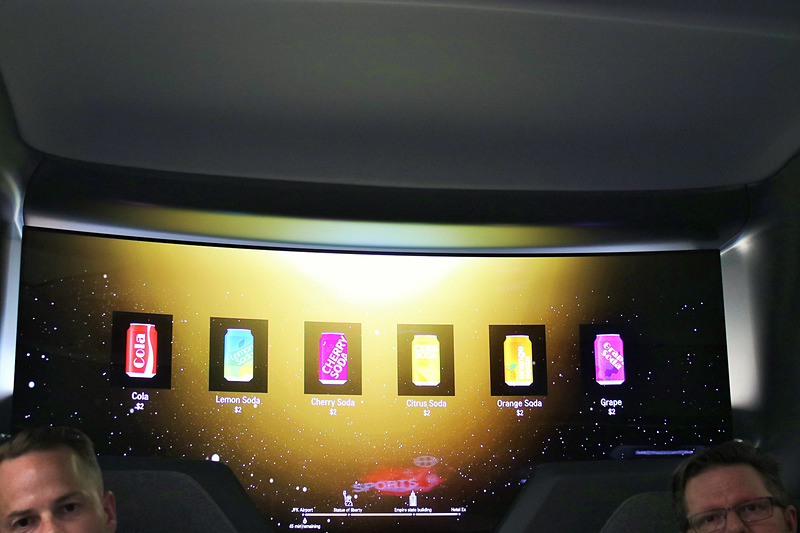 ドリンクのメニュー