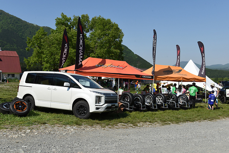 横浜ゴム「GEOLANDER」ブース