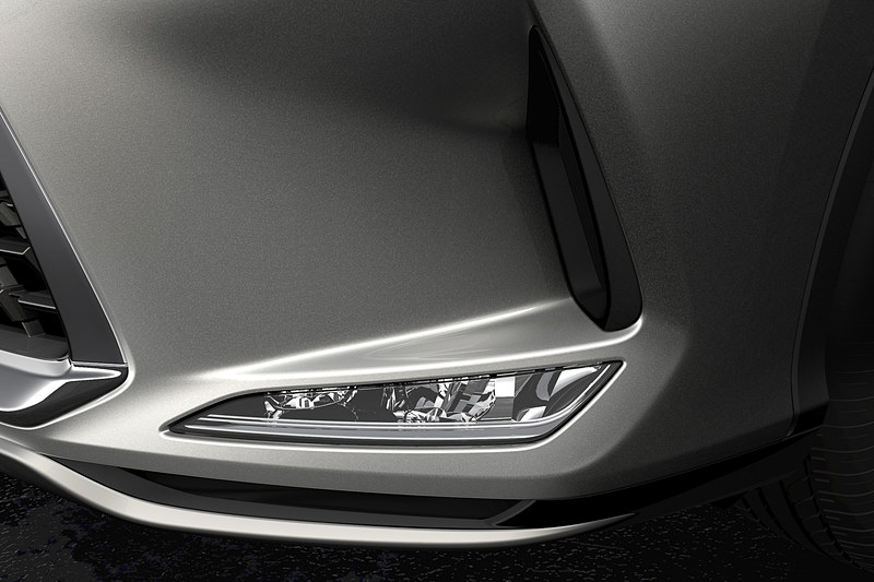 フォグランプは幅広デザインとなり、従来よりも低い位置にレイアウトされた