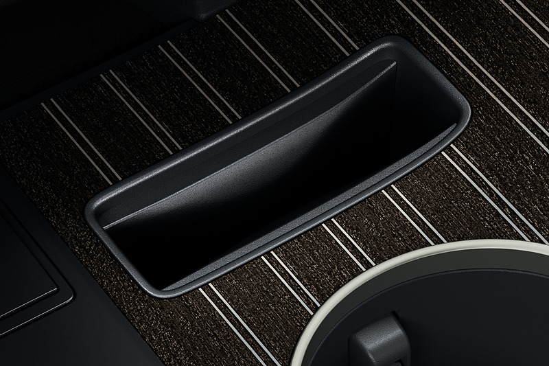 センターコンソールに追加された「スマートフォンボックス」