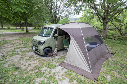N-VAN 純正 テールゲートカーテン オーニング テント キャンプ